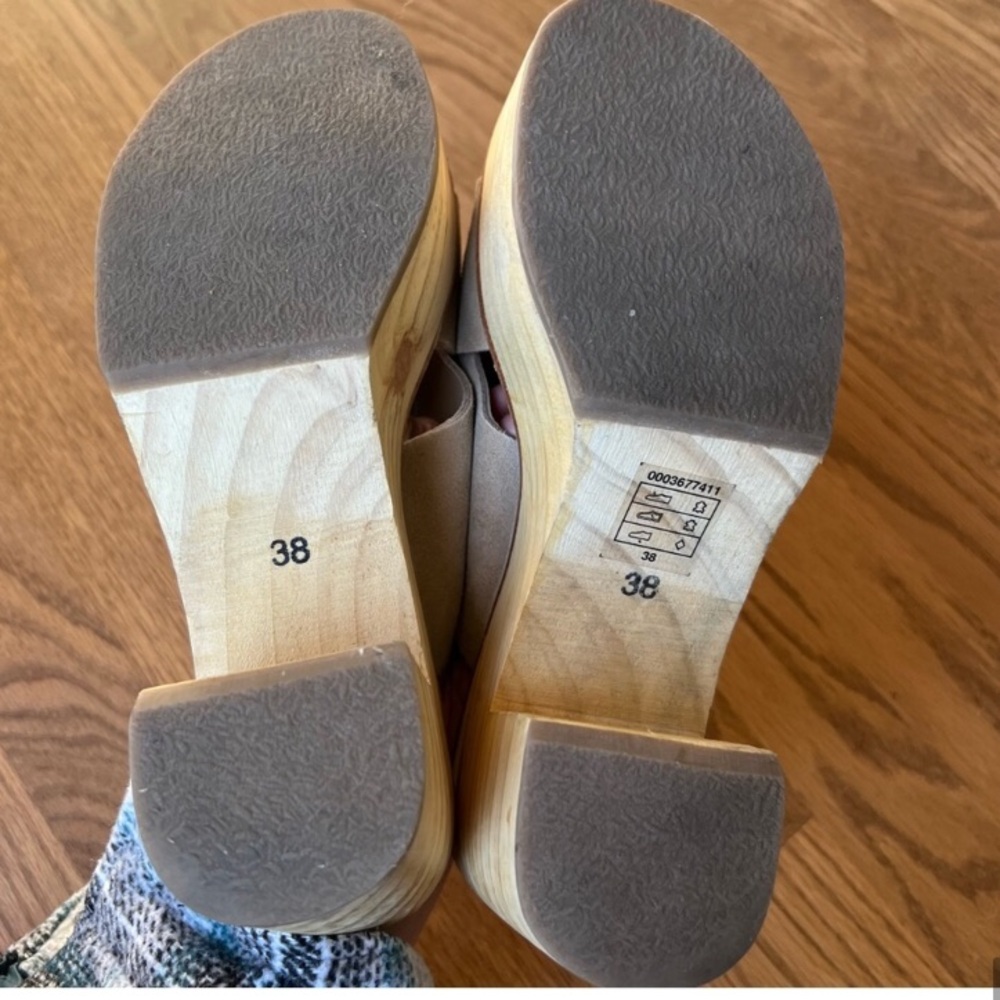 FREE PEOPLE • KORA Platform Clog Beige Tan - Picture 12 of 16